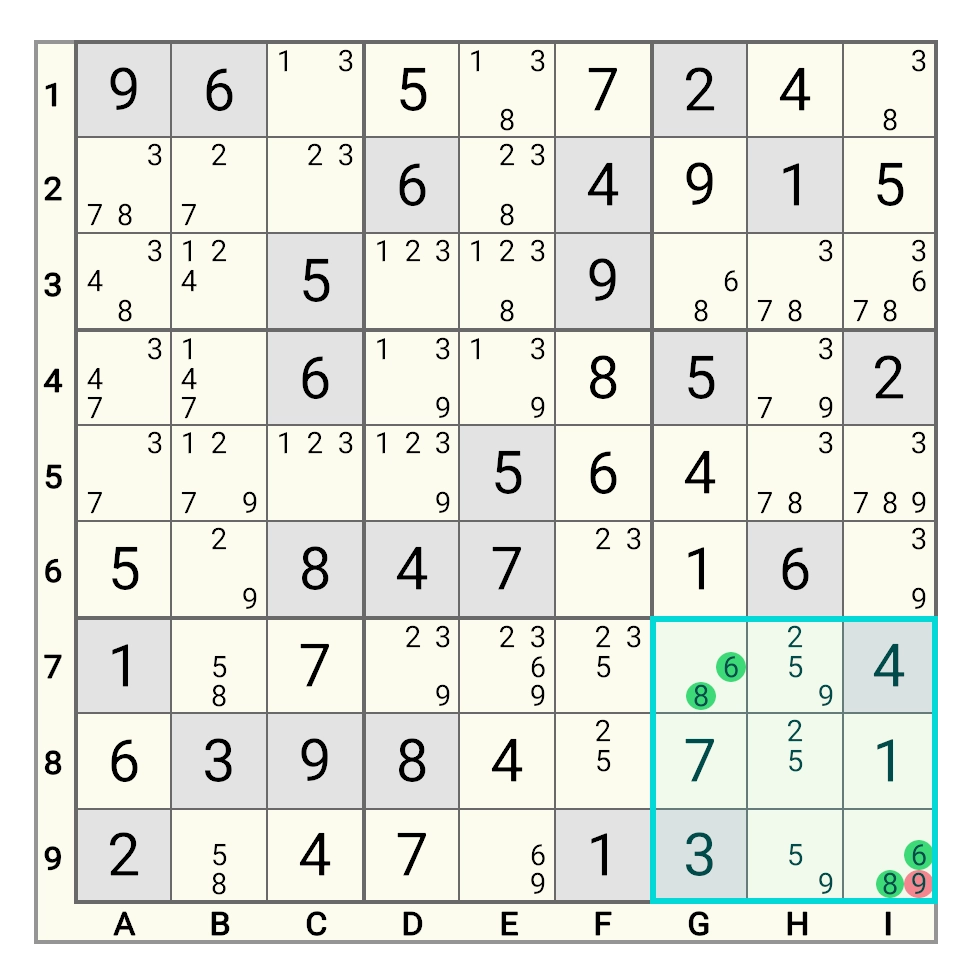 Hidden Pair Example 1