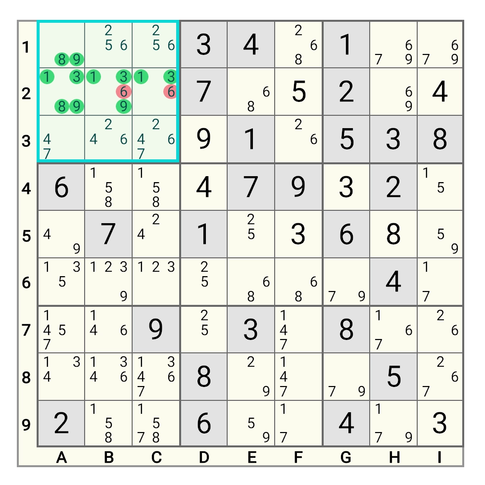 Hidden Quadruple Example 2