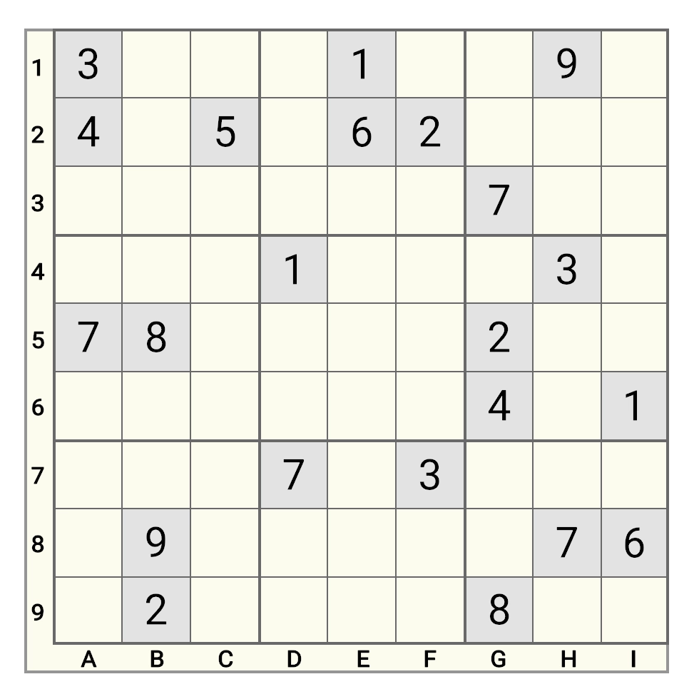 Sudoku Grid Example